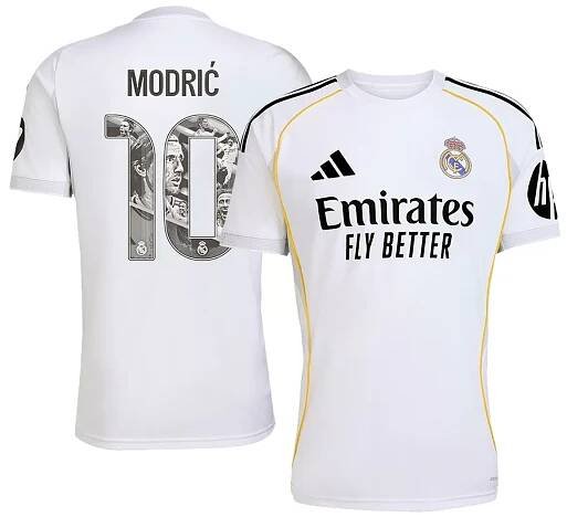 Player Version MODRIĆ Special #10 Real Madrid Home Jersey 2025/26