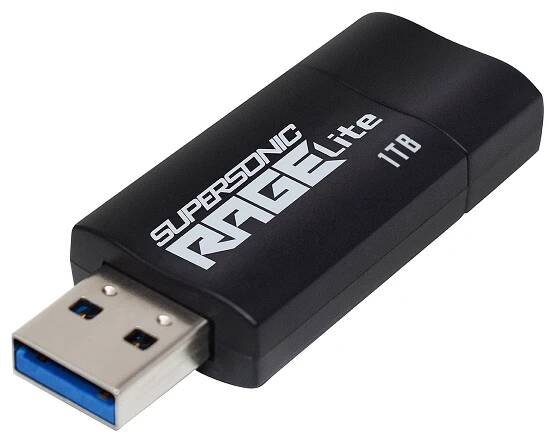 PATRIOT Supersonic Rage Lite 128GB / USB 3.2 Gen 1 / černá