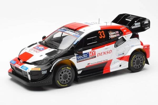 Toyota Yaris Rally1 WRC n33 E Evans Rally Finland 2023 IXO 1/18