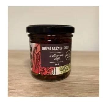 Sušená rajčata v chilli olivovém oleji, 150 g