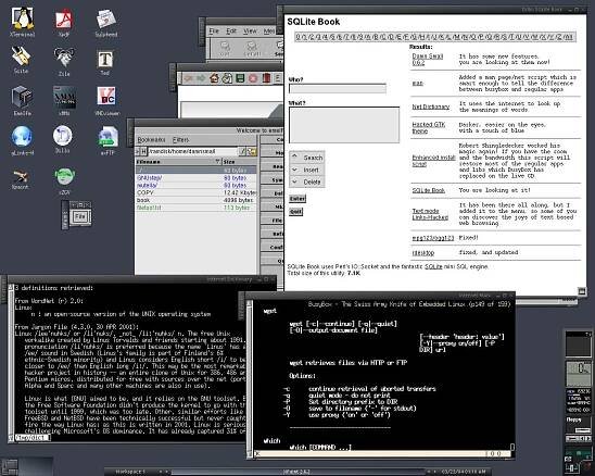 Damn Small Linux (DSL), screenshots