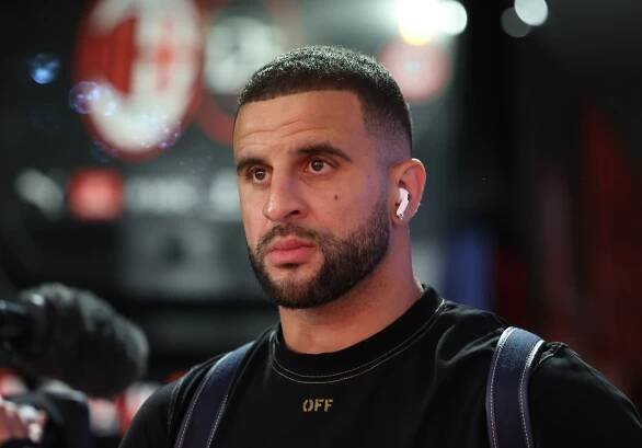 Kyle Walker of AC Milan.