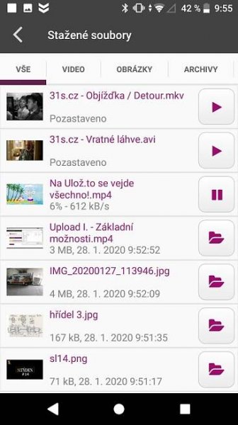 Android aplikace | Ulož.to Disk - The Personal Backup Service