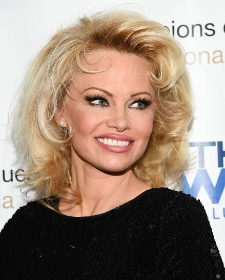 Herečka Pamela Anderson na archívnom zábere.