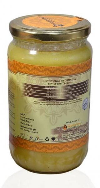 Gir Cow Ghee made by vedic Gorash system