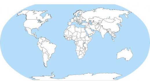 Slepá mapa světa