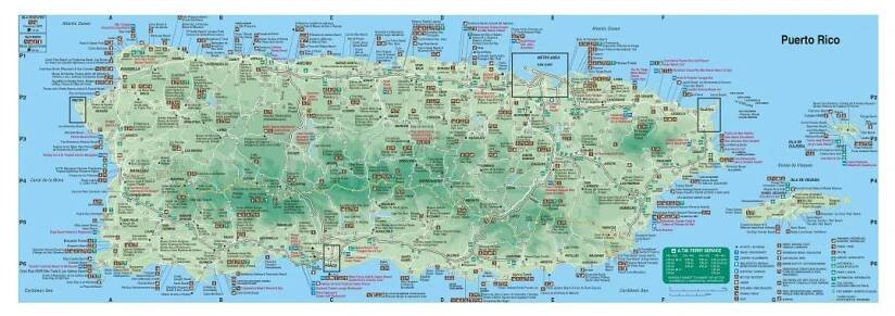 Maps of Puerto Rico | Collection of maps of Puerto Rico | North America | Mapsland | Maps of the World