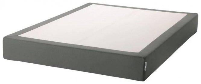 ESPEVÄR Sprung mattress base - dark grey 140x200 cm