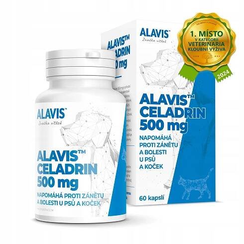 ALAVIS CELADRIN pre psy a mačky 500mg 60 cps