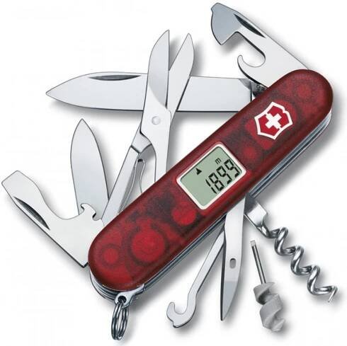 VICTORINOX 1.3705.AVT TRAVELLER, red translucent