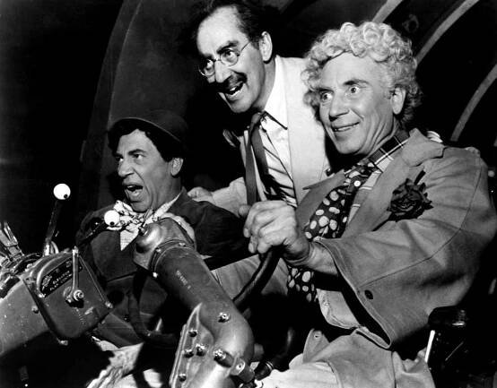 A NIGHT IN CASABLANCA, Chico Marx, Groucho Marx, Harpo Marx [The Marx Brothers], 1946