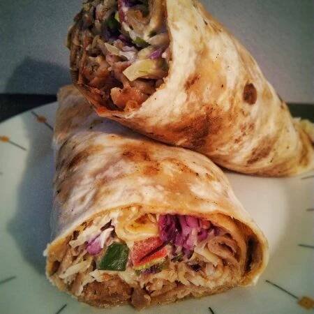 Kebab v turecké pizze - Can Bey, Praha