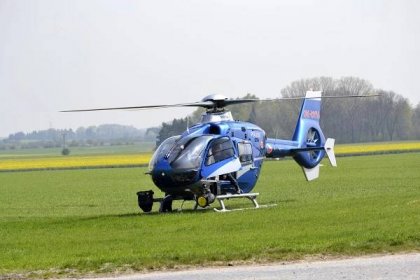 Na pátrání po pohřešovaném muži se podílel také vrtulník LS PČR, muž byl v pořádku nalezen