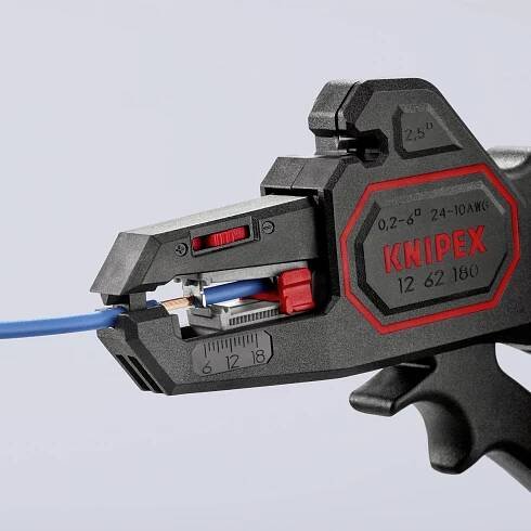 Knipex 1262, 12 62 180, kleště na izolace, 0.2 do 6 mm2, 10 do 24