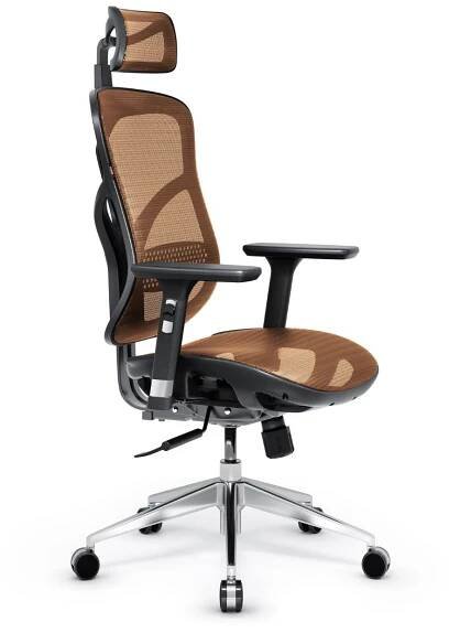Ergonomická židle Diablo V-Basic: černo-oranžová