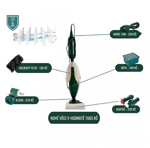 Vysavač VORWERK VK 130 / 131 klepač EB350/351 - Vysavače Vorwerk
