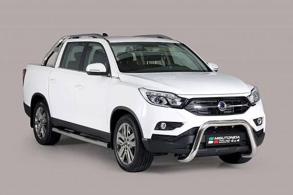 Nerezový přední ochranný rám Ssangyong Musso, 76mm