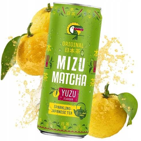 Sycený nápoj MIZU MATCHA Yuzu Yerba Mate 330 ml