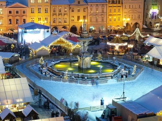 České Budějovice – Vánoční kluziště – Veřejné bruslení