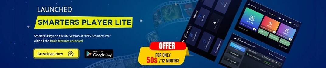 Smarter IPTV Pro banner