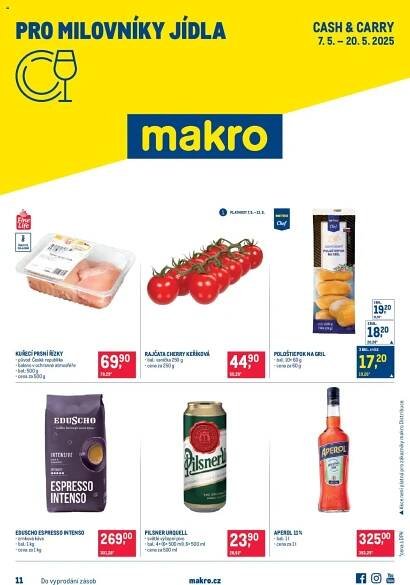  Makro Leták - Pro milovníky jídla od 07.05.2025 - Akce Makro