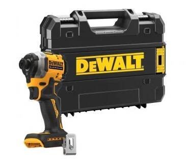 DEWALT DCF850NT 18V AKU BEZUHLÍKOVÝ RÁZOVÝ UTAHOVÁK 1/4" - BEZ BATERIÍ A NABÍJEČKY, KUFR T-STAK