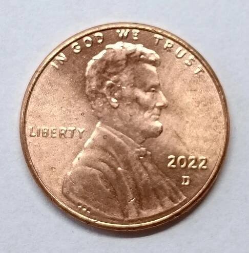 1 cent 2022 D