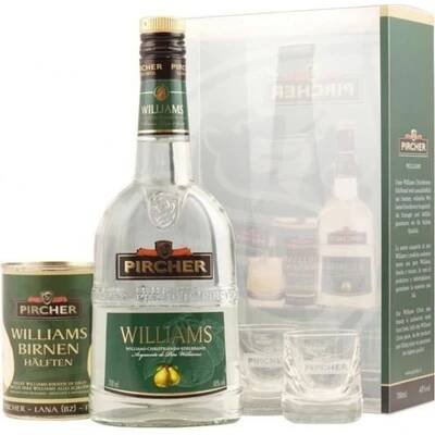 Pircher Williams 40% 0,7 l (dárkové balení 2 sklenice kompot) od 859 Kč - Heureka.cz