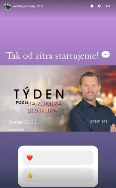 JAROMÍR SOUKUP SE PO ROZCHODU S AGÁTOU OZVAL FANOUŠKŮM: O SVÉ BÝVALÉ PARTNERCE ALE NEŘEKL ANI SLOVO – Svoboda Pravdy