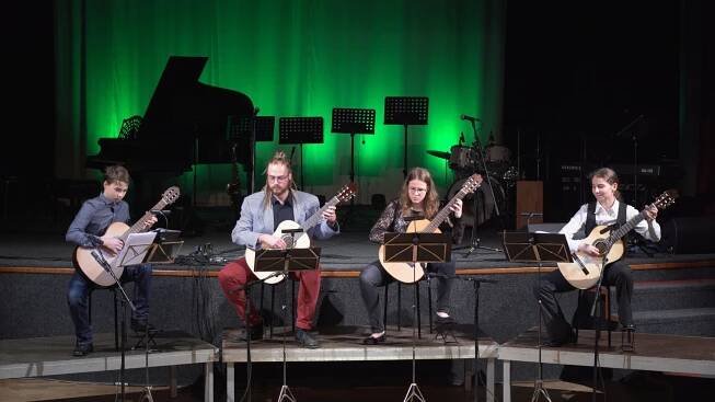 Předvánoční koncert hudebního oboru Soukromé ZUŠ Blansko 3.12.2018 - SZUŠ Blansko
