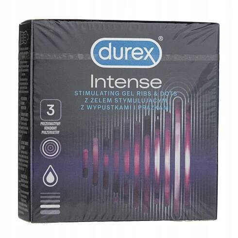 DUREX INTENSE STIMULAČNÍ KONDOMY 3 KUSY
