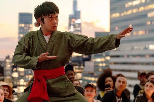 Ben Wang in Columbia Pictures 'Karate Kid: Legends' (2025).