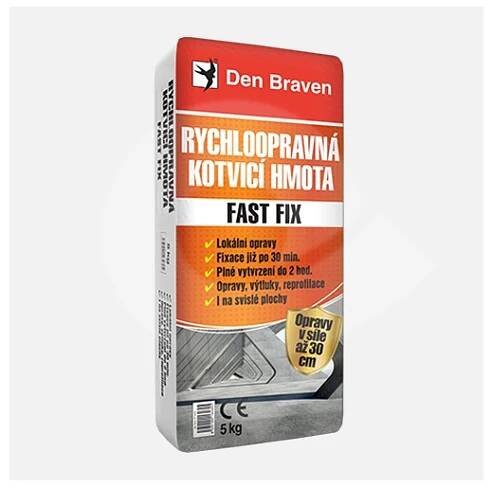 Den Braven rychloopravná kotvící hmota Fast Fix 5kg