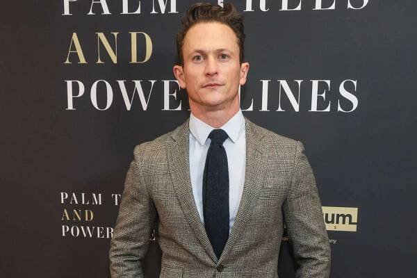 Jonathan Tucker attends the premiere of "Palm Trees and Power Lines" on March 01, 2023 in West Hollywood, California.