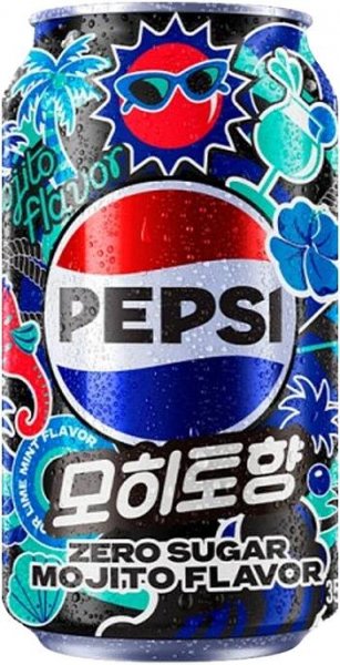 Pepsi Zero Sugar Mojito flavor 355ml can