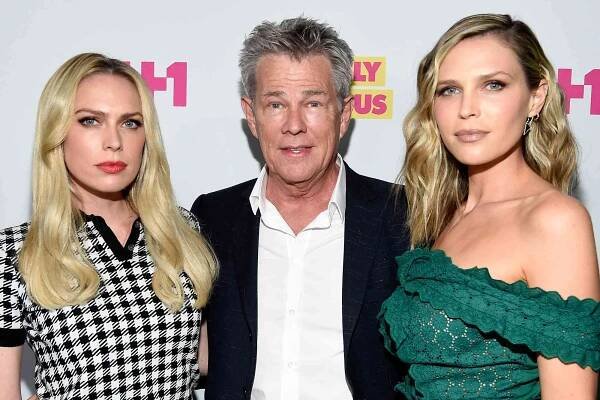 David Foster and daughters Sara and Erin