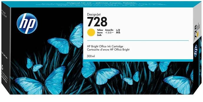 HP 728 300-ml Yellow InkCart - Future line SHOP