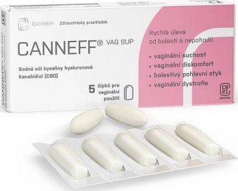 Canneff VAG SUP vaginální čípky 5 ks od 488 Kč