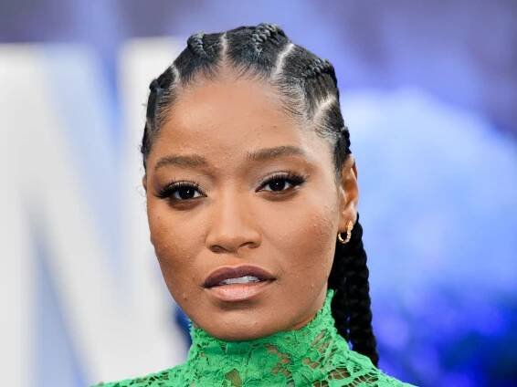 Keke Palmer Is So Rude for Posting This Blue-Streaked Hair at the End of My Work Day — See Photos