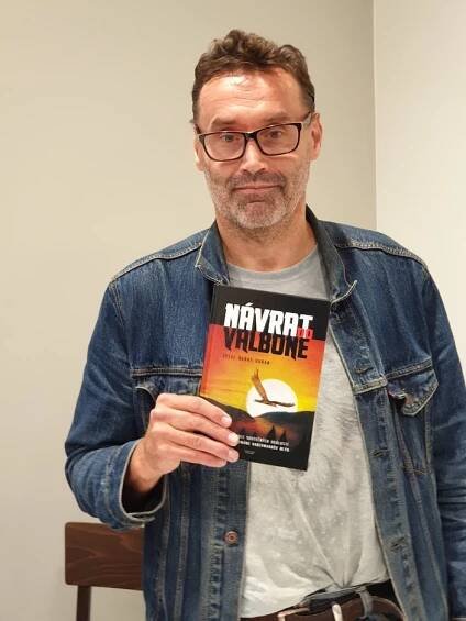 Autor Mgr. Josef Habas Urban na tiskové konferenci