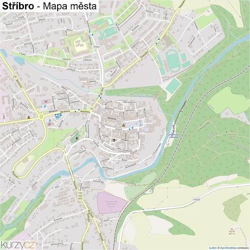 Stříbro - mapy | Kurzy.cz