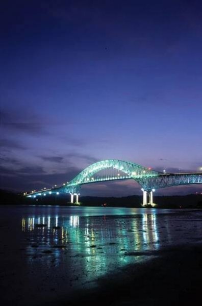 Bridge of the Americas, at the entrance of the Panama Canal locks, Panama Photo | Panama canal, Panama, Panama city panama