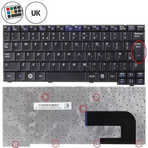 V100560DS1 Klávesnice pro notebook - anglická - UK | Terahertz CZ s.r.o.
