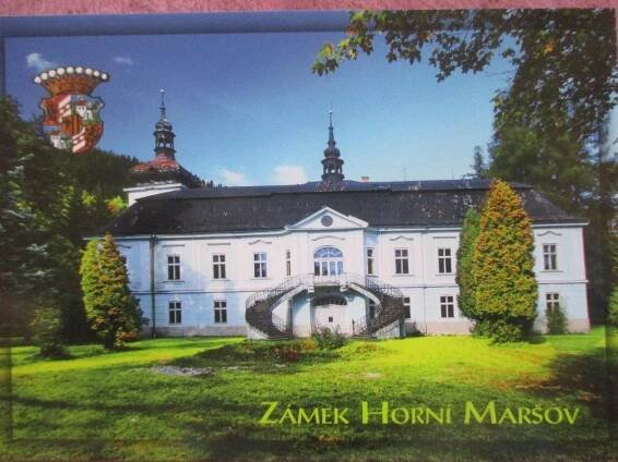Horní Maršov zámek před požárem RI - Sběratelství