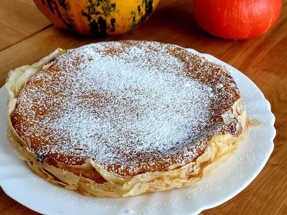 Dýňový filo koláč – Kolokythopita