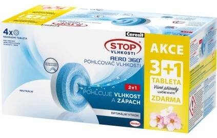 Ceresit Stop vlhkosti Aero 360° odvlhčovač náplň, luční kvítí 4× 450 g