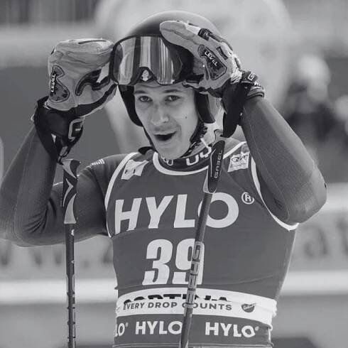 Taliansky lyžiar Matteo Franzoso.
