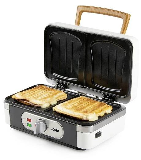 DOMO SANDWICH-WAFFEL-GRILL 3-IN-1 POWDER WHITE toustovač bílá