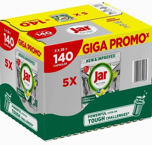 Jar Platinum All in One Lemon 5x 28 ks od 589 Kč