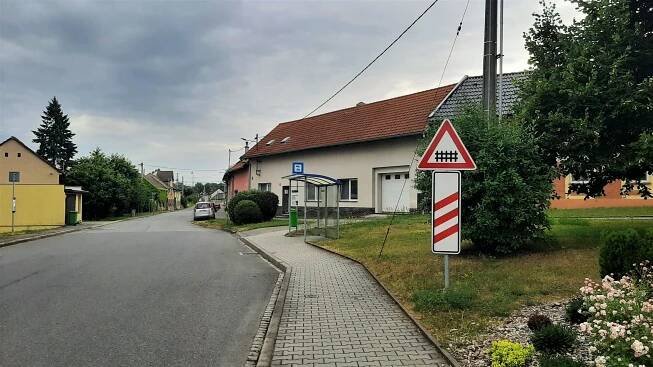 Fotografie - Tlumačov, Holešovská Zastávka autobusu, - 02.07.2023
